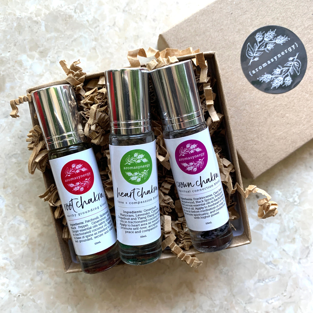 NEW! Chakra Holiday trio, gift boxed