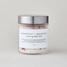 Load image into Gallery viewer, Grapefruit + Geranium bath salts