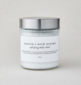 Vanilla + Wild Orange bath salts